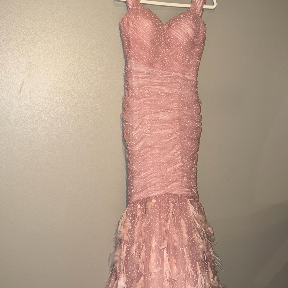 Elegant Pink Evening Gown size 6